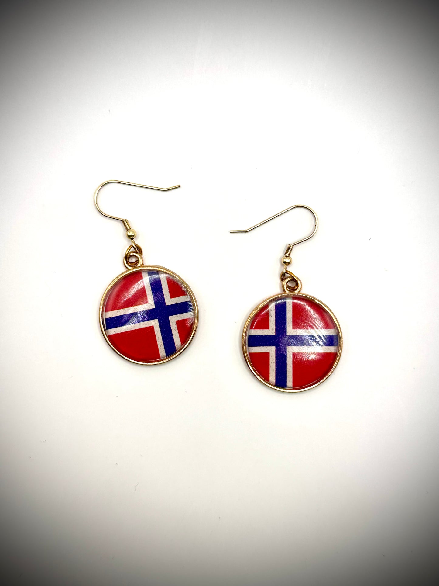 Norwegian Flag Earrings