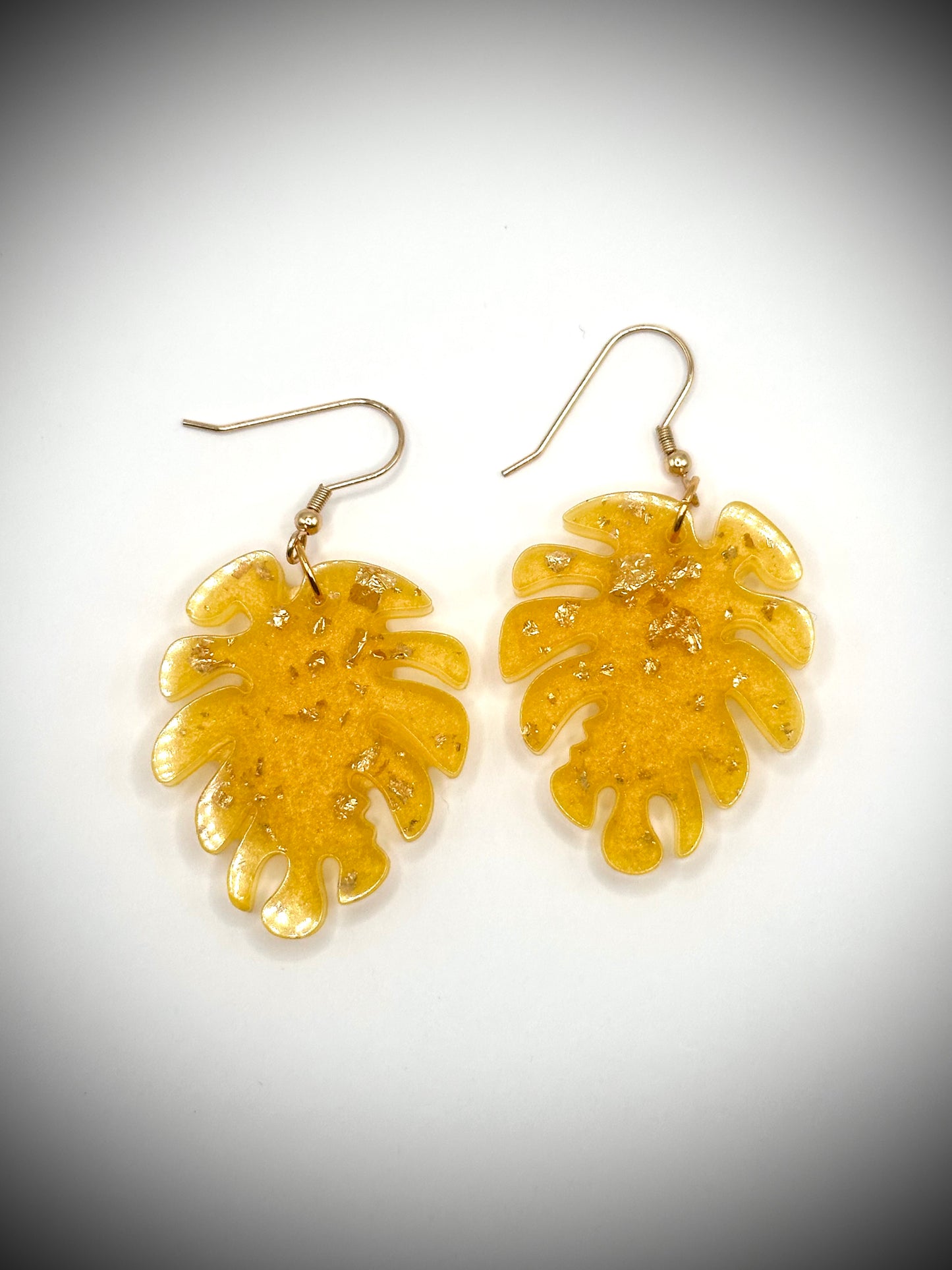 Monstera Leaf Earrings (More Colors Available)