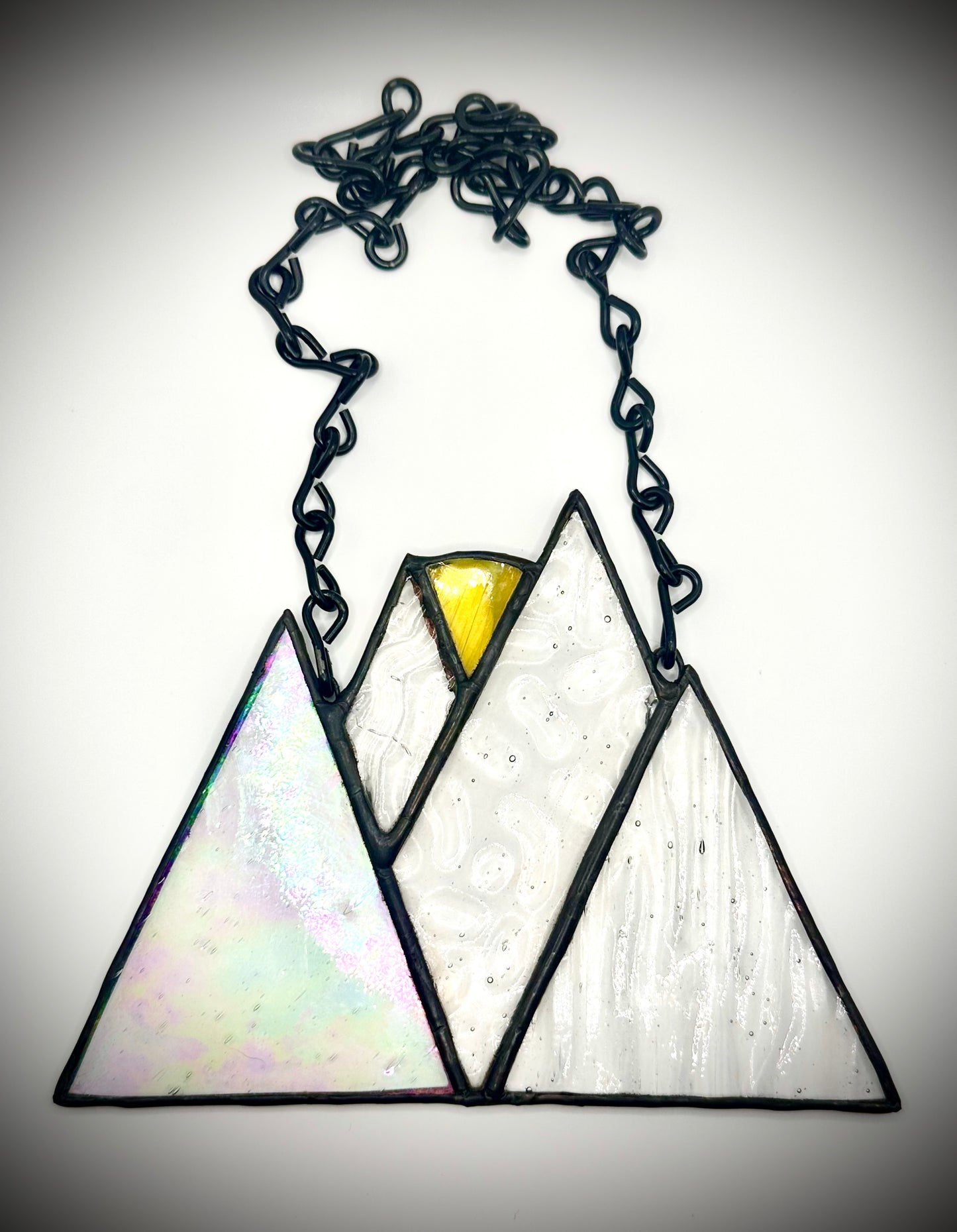 Mountain Peak Stained Glass