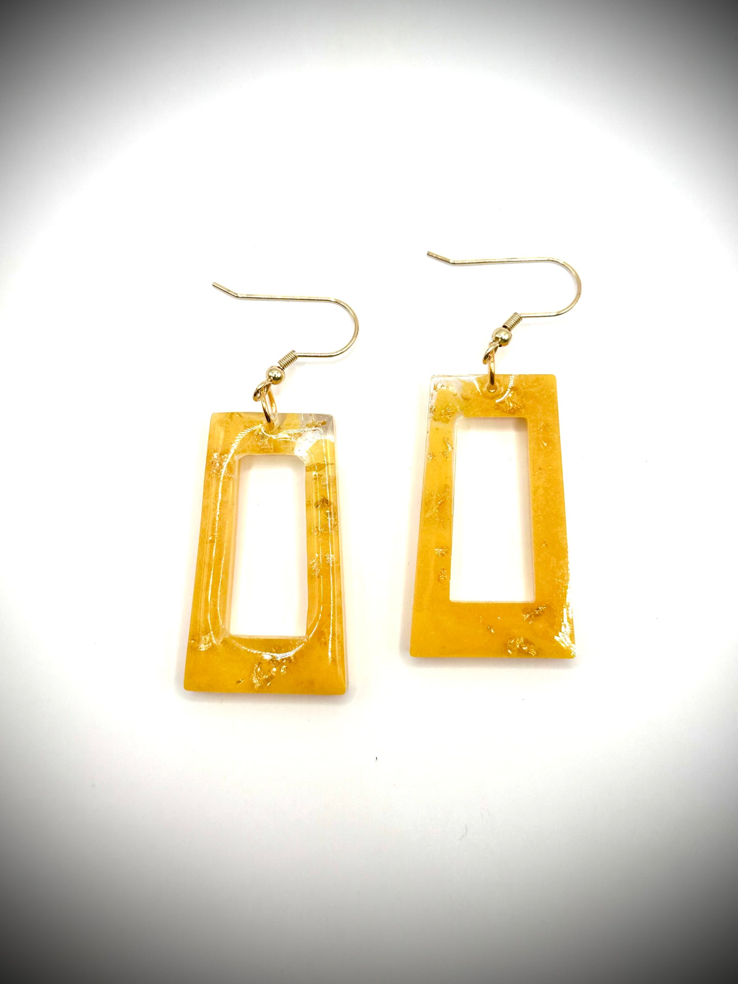 Rectangle Hoop Dangle Earrings (More Colors Available)