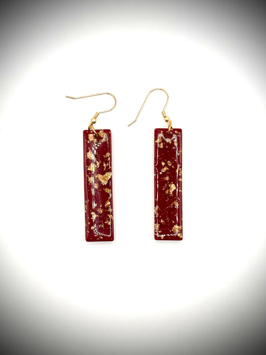 Wide Column Large Earrings (More Colors Available)