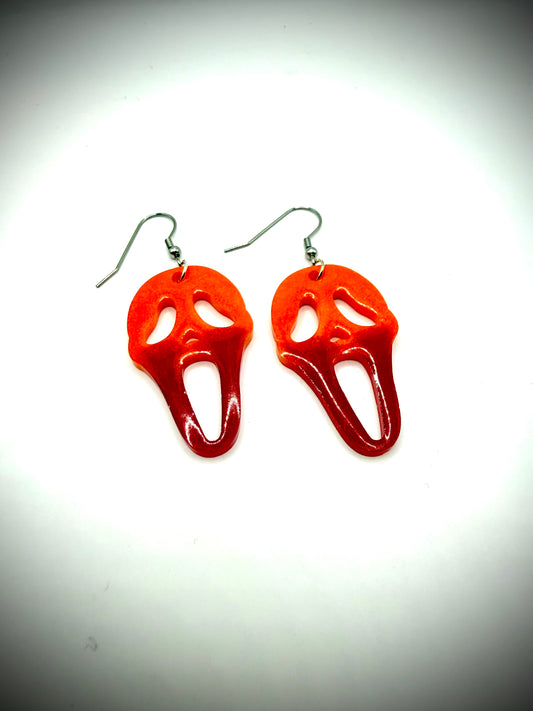 Ghost Face Earrings