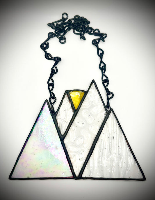 Mountain Peak Stained Glass