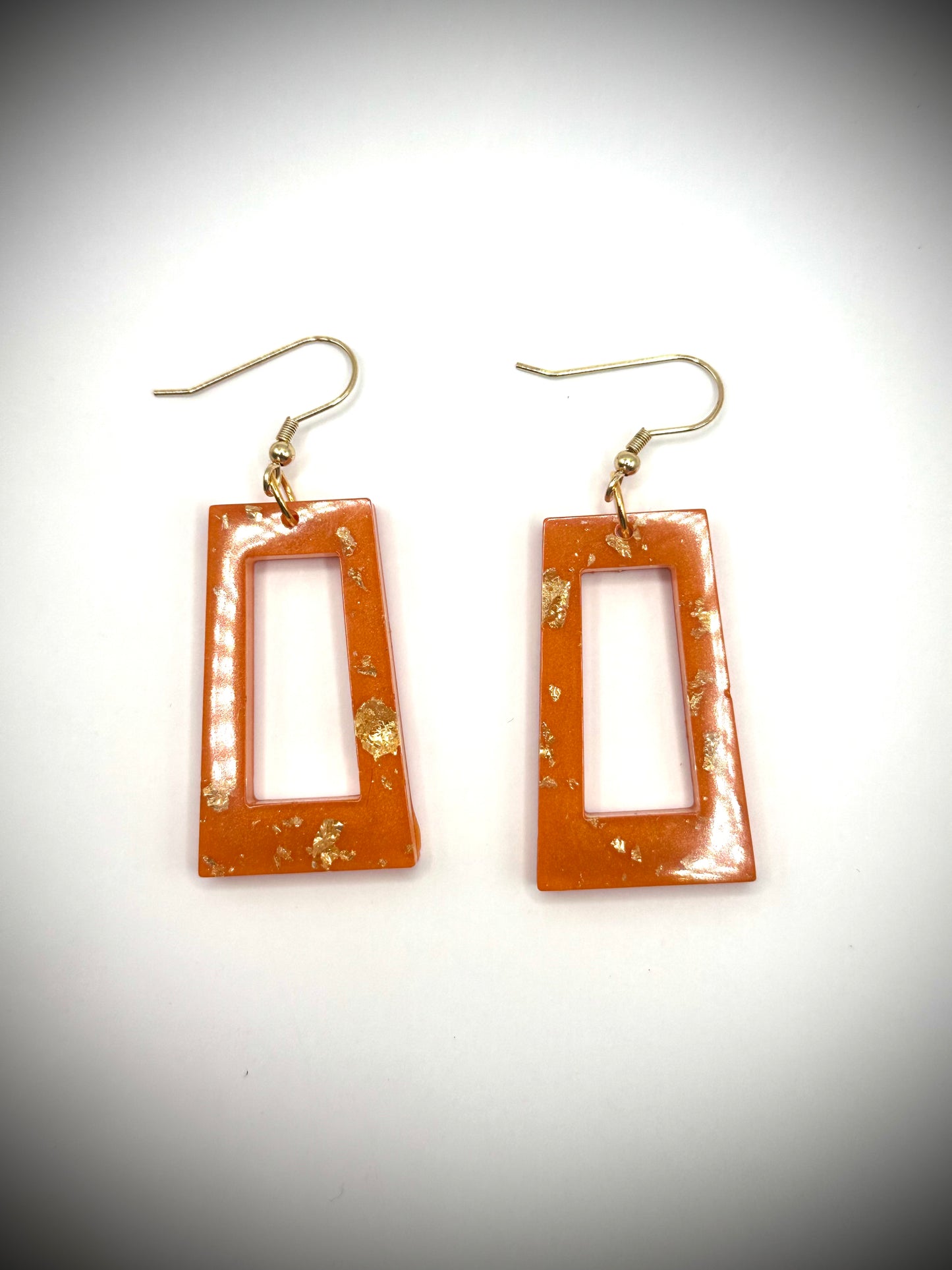 Rectangle Hoop Dangle Earrings (More Colors Available)